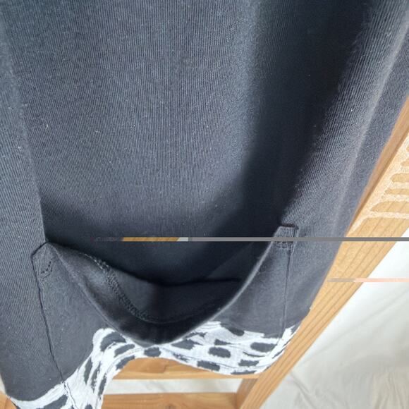 NWT Chalet "Jilly" Black White Pattern Capri Pants XL #0762 USA - Picture 3 of 4